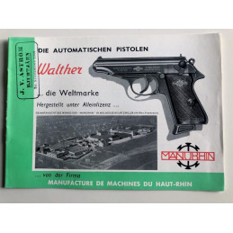 Instruktionsbok Walther PP Pistoler