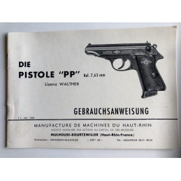 Instruction book Walther PP  (Manhurin)