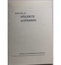 Beskrivning Hålsikte m/Söderin