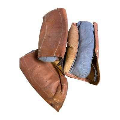 Helmet interior 3 leather pads Swedish