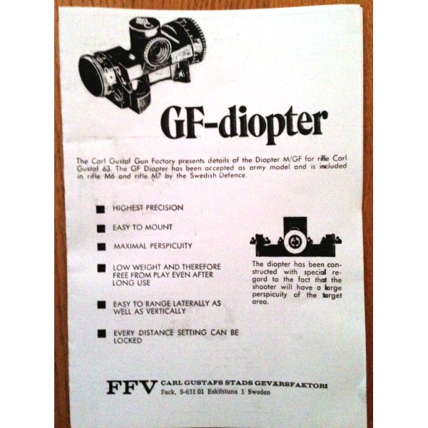 Folder GF-diopter