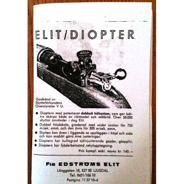 Folder Elit dioptern