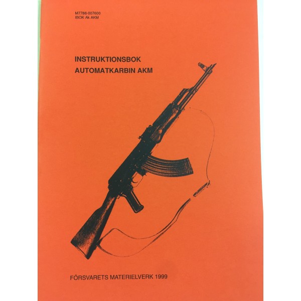 Instruction book AKM (Ak47)