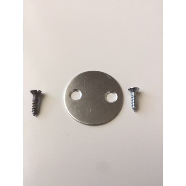 Stock disc no marks 2 hole, Aluminium