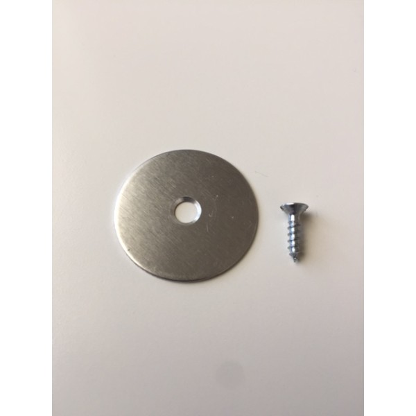 Kolvbricka ,utan märk . Aluminium