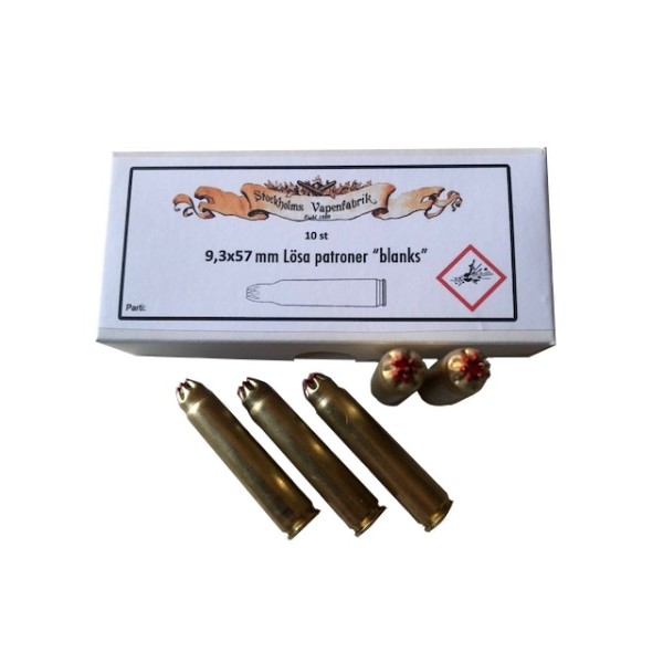 Blank cartridge 9,3x57 mm 10 pcs