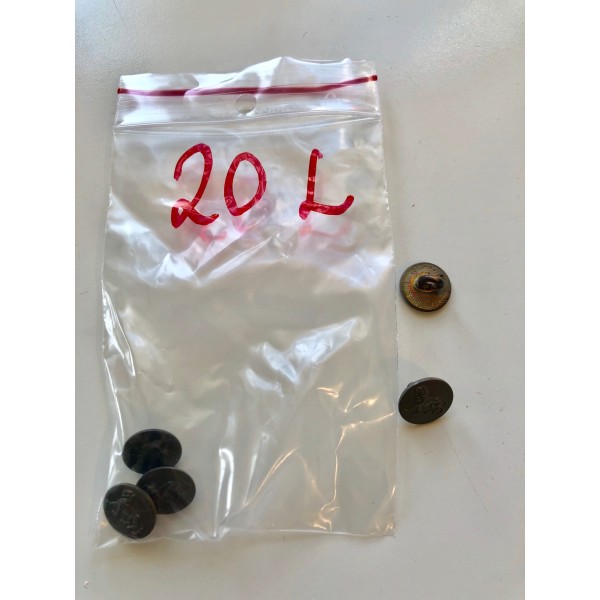 Uniformsknapp Nr 20 L